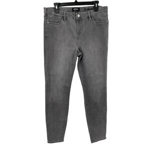 Buffalo David Bitton jeans Faith midrise skinny ankle grazer gray size 31
